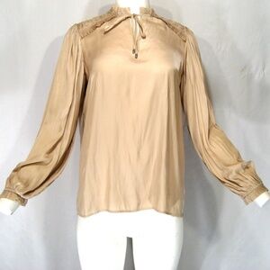 ELIE TAHARI ⚜ WOMEN'S BEIGE FASHION BLOUSE
